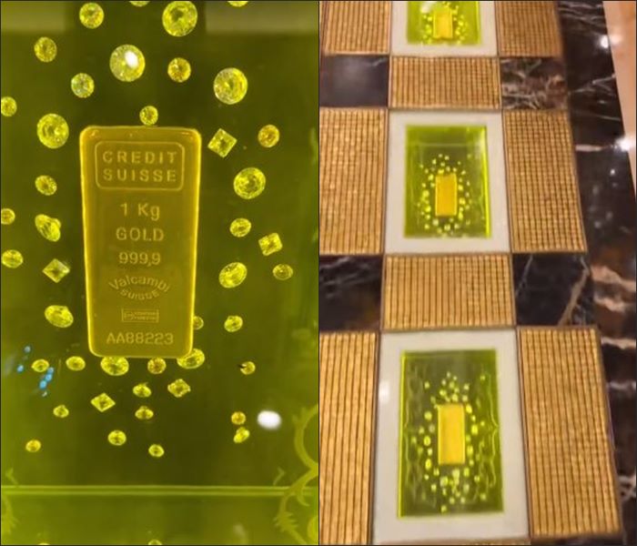 โรงแรมหรู งัดทองจากพื้น 