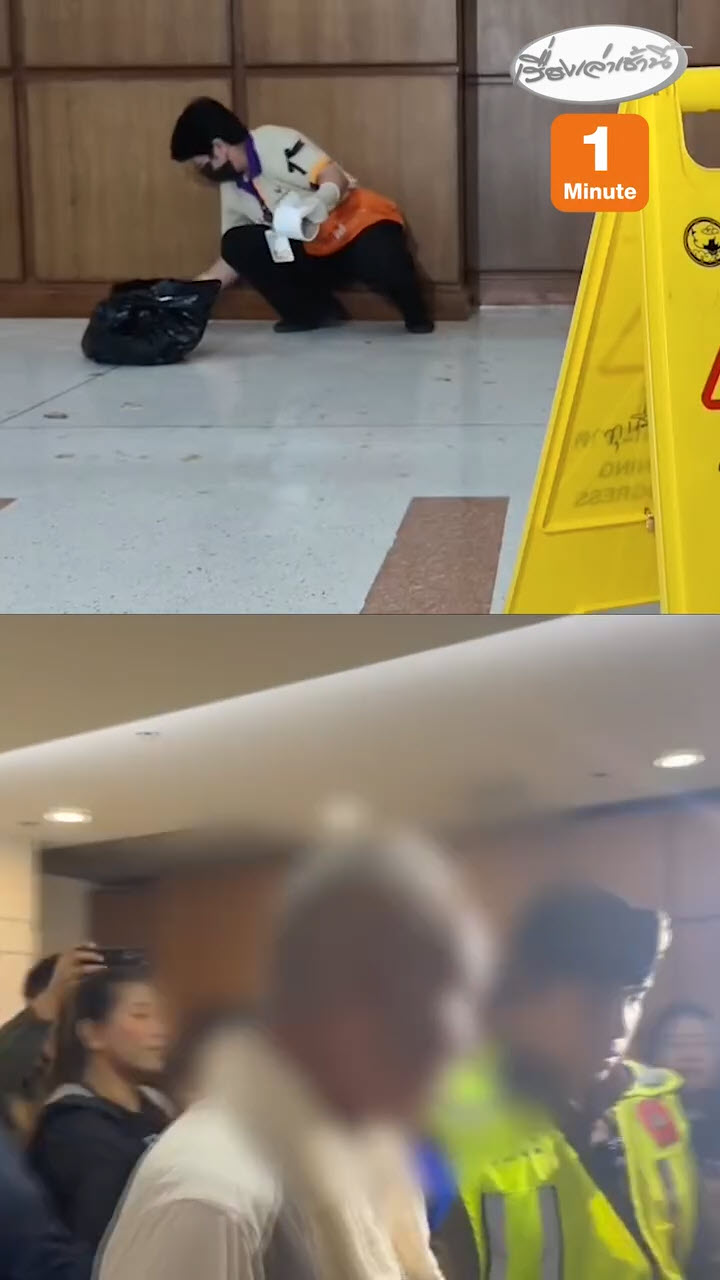 วงแตก ลุงถือไม้เทนนิส บุกสาดปลาร้าหน้า กกต.