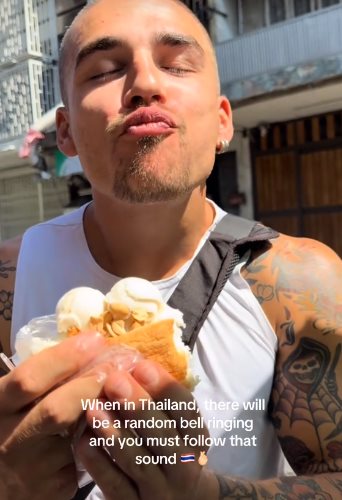 รีวิวไอติมรถเข็นไทย รอมา 3 สัปดาห์  