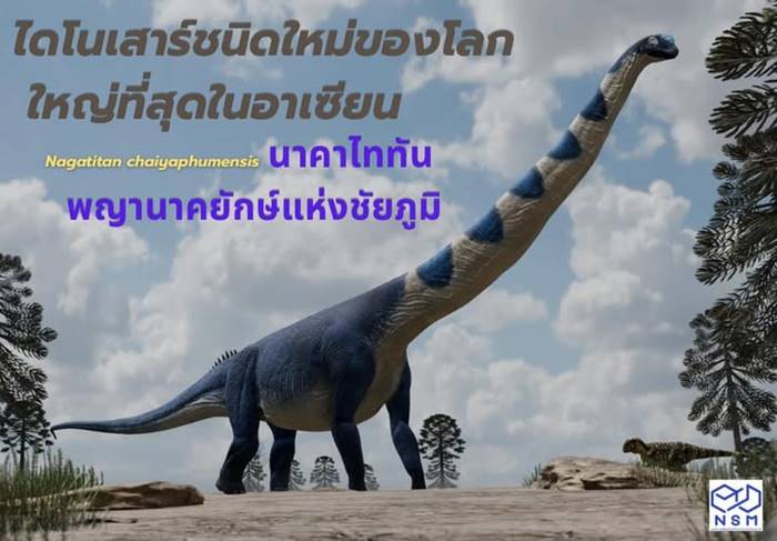 นาคาไททัน อายุเกิน 100 ล้านปี 