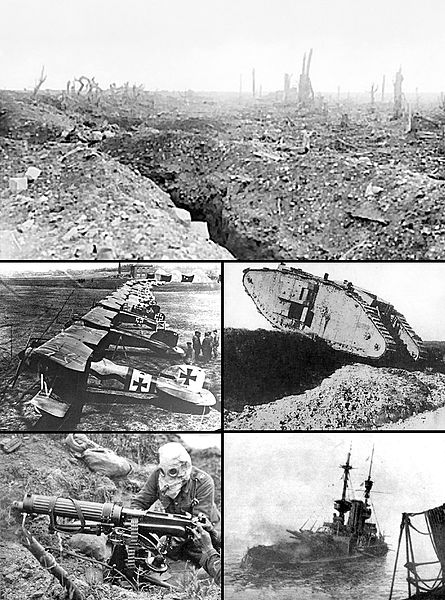 ภาพการรบและอาวุธยุทโธปกรณ์ ในสมัยสงครามโลกครั้งที่ 1