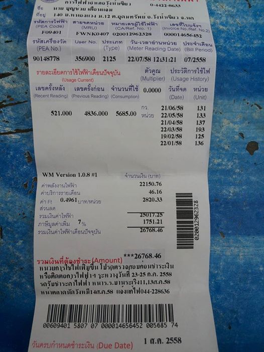 คุณยายแทบลมจับ อยู่บ้านคนเดียว บิลค่าไฟพุ่งกว่า 2 หมื่น