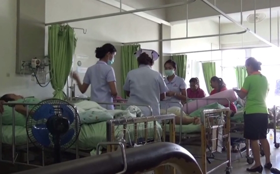 เหยื่อสาวถูกทำร้าย