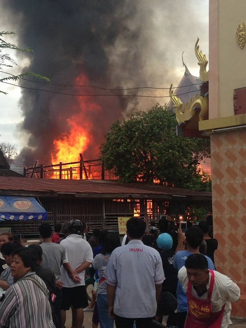 ไฟไหม้กุฏิเกจิดังเมืองสุโขทัย