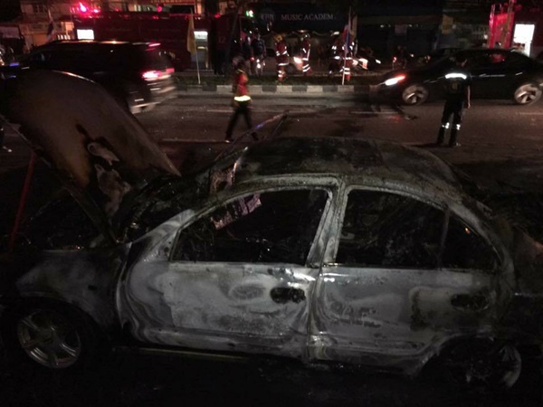 รถติดเเก๊สระเบิด