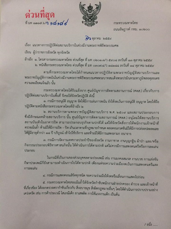 งานพระราชพิธีพระบรมศพ 