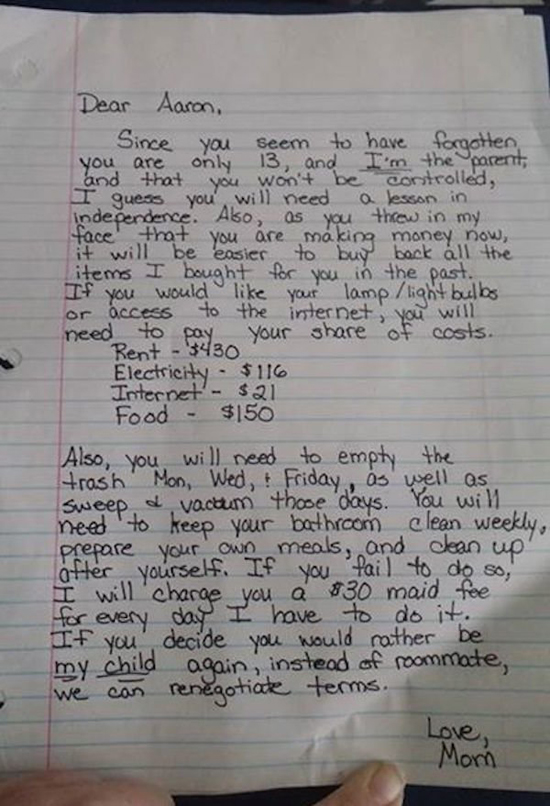 เด็ก 13 ทำเก่งบอกแม่อย่ายุ่งกับชีวิตผม เจอแม่ทวงค่าเช่าบ้าน-อาหาร สิ้นลายเลย