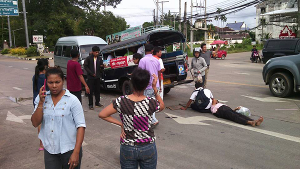 รถตู้กระทรวงศึกษาธิการ ชนสองแถว