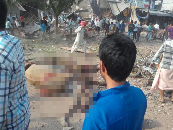 แก๊สระเบิดที่ร้านอาหารในอินเดีย ดับ 89 เจ็บระนาวนับ 100