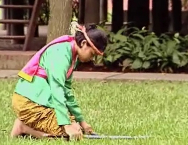 การถวายบังคม กีฬากระบี่กระบอง