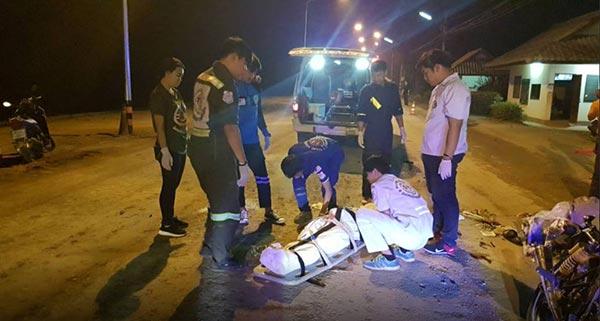 บิ๊กไบค์ชนกระบะ