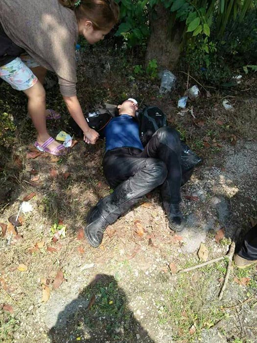 บิ๊กไบค์ชนมอเตอร์ไซค์