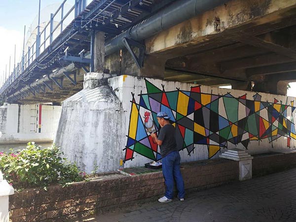 วาดรูปฐานสะพาน