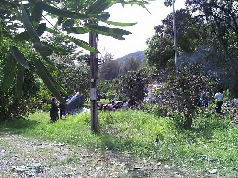 เครื่องบินซ้อมรบตก