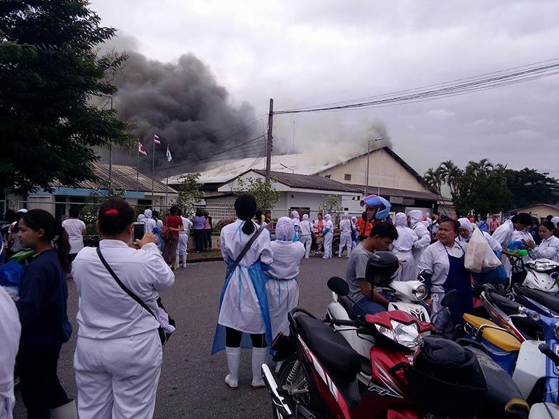 ไฟไหม้โรงงาน