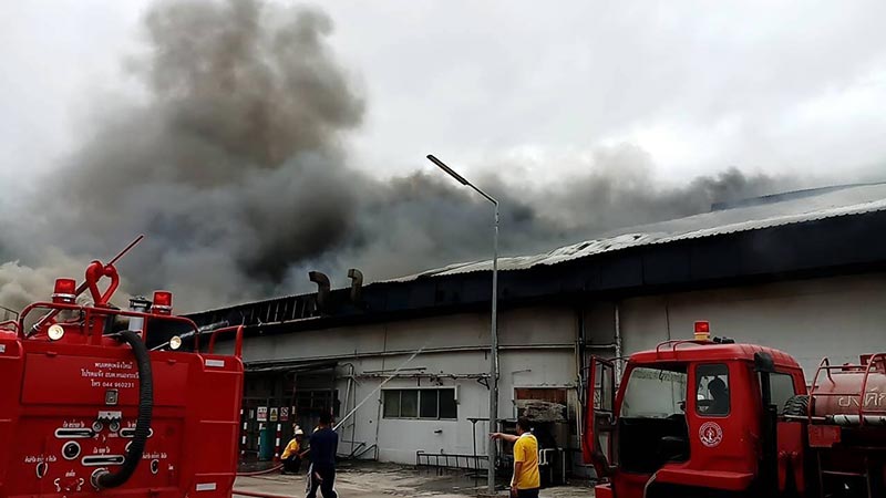 ไฟไหม้โรงงาน