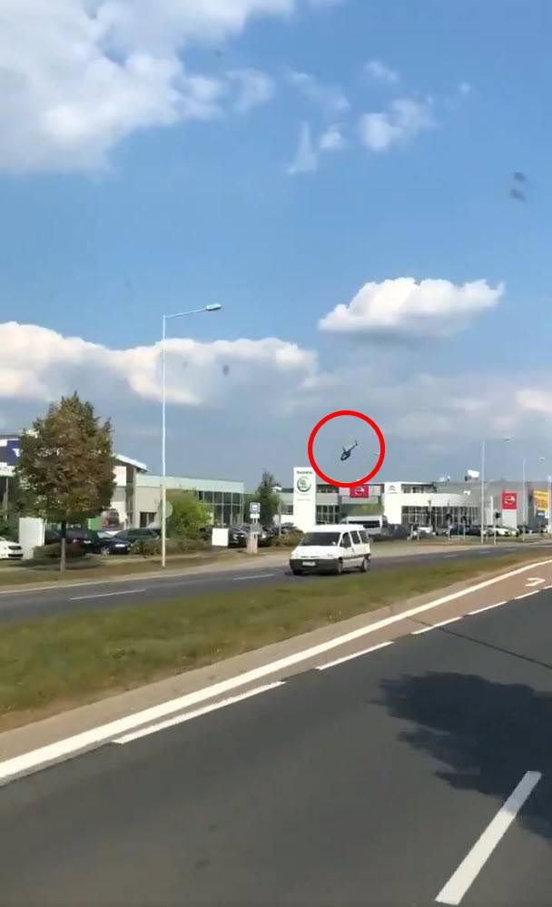 เฮลิคอปเตอร์ตก