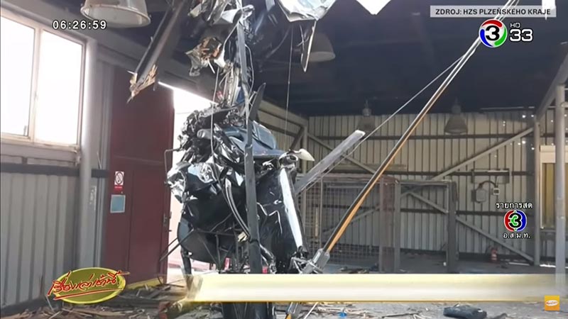 เฮลิคอปเตอร์ตก