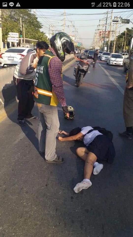 มอเตอร์ไซค์ชนเด็ก