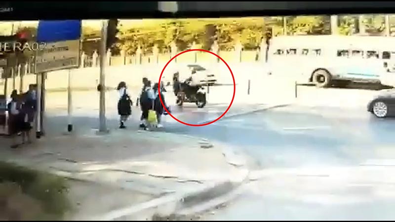 มอเตอร์ไซค์ชนเด็ก