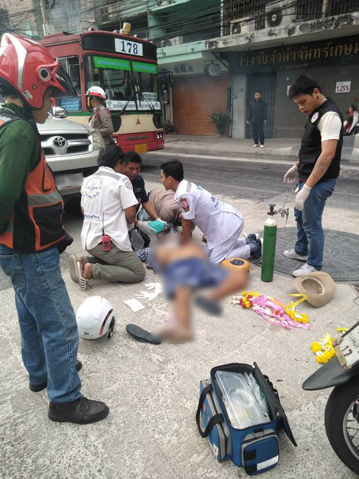 รถบรรทุกเบรกแตก