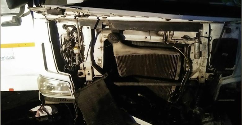 รถพ่วงเบรกแตก