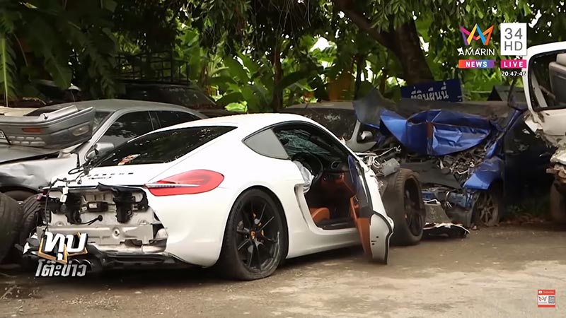 ปอร์เช่ชนคนตาย