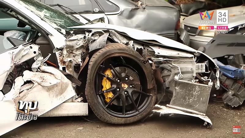 ปอร์เช่ชนคนตาย