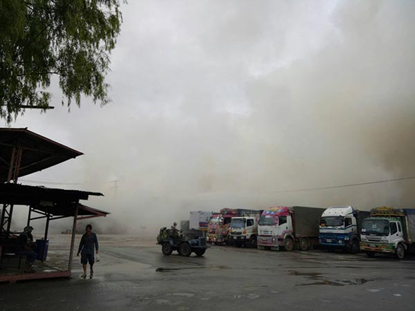 ไฟไหม้โกดัง