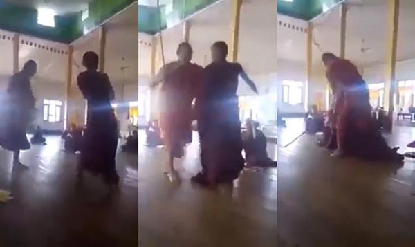 คลิปพระฟาดเณร