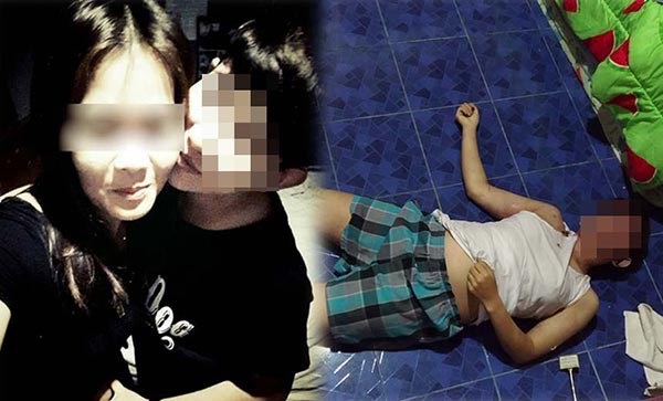 บีบคอแฟนตาย