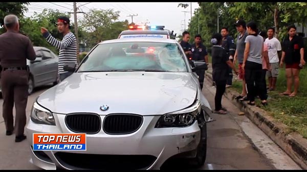 บีเอ็มชนจักรยาน