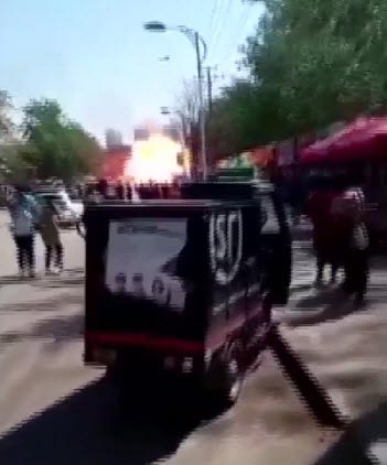 ระเบิดหน้าโรงเรียนอนุบาลจีน