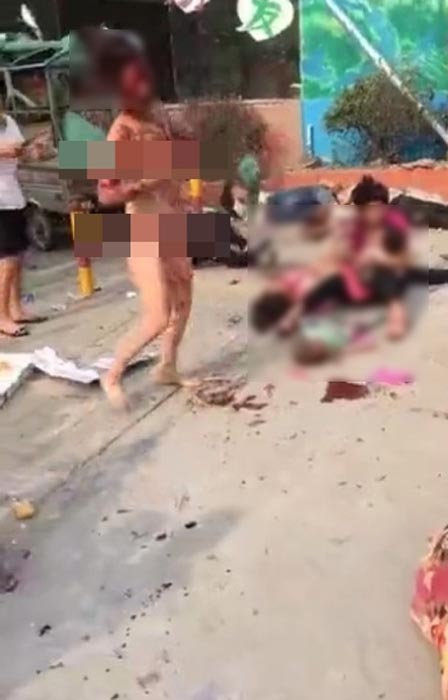 ระเบิดหน้าโรงเรียนอนุบาลจีน