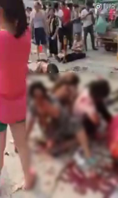 ระเบิดหน้าโรงเรียนอนุบาลจีน