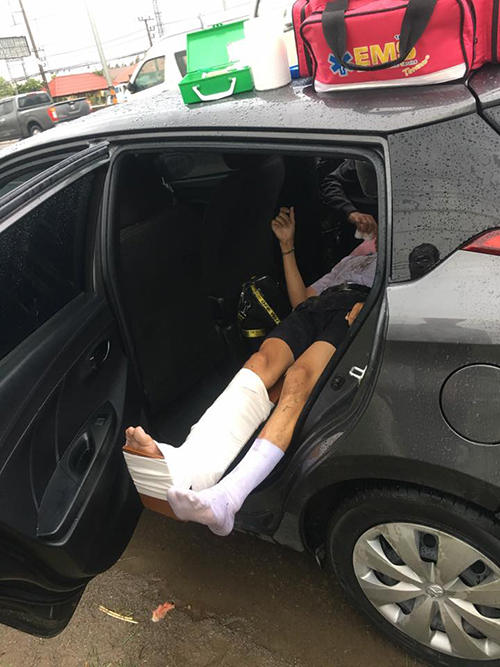 มอเตอร์ไซค์ชนท้าย