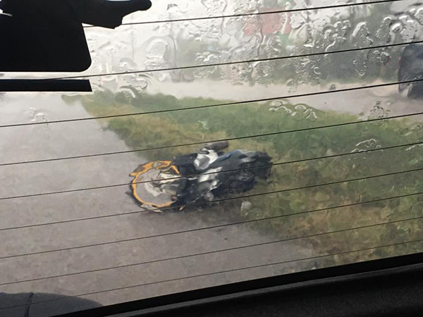 มอเตอร์ไซค์ชนท้าย