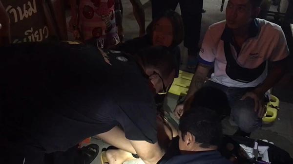 วินมอเตอร์ไซค์ชนคน