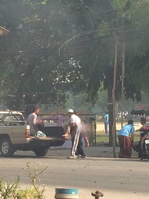 ระเบิดหน้าโรงเรียนตาบา