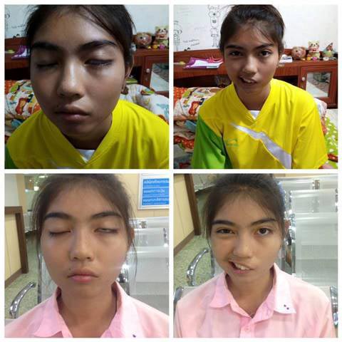 ครูปาแก้วใส่นักเรียน