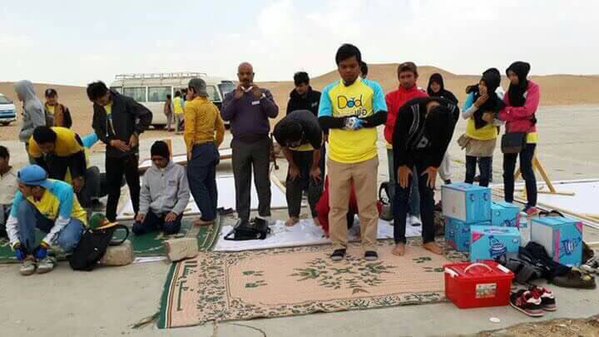 นักศึกษาไทยมุสลิมซ้อม Bike For Dad