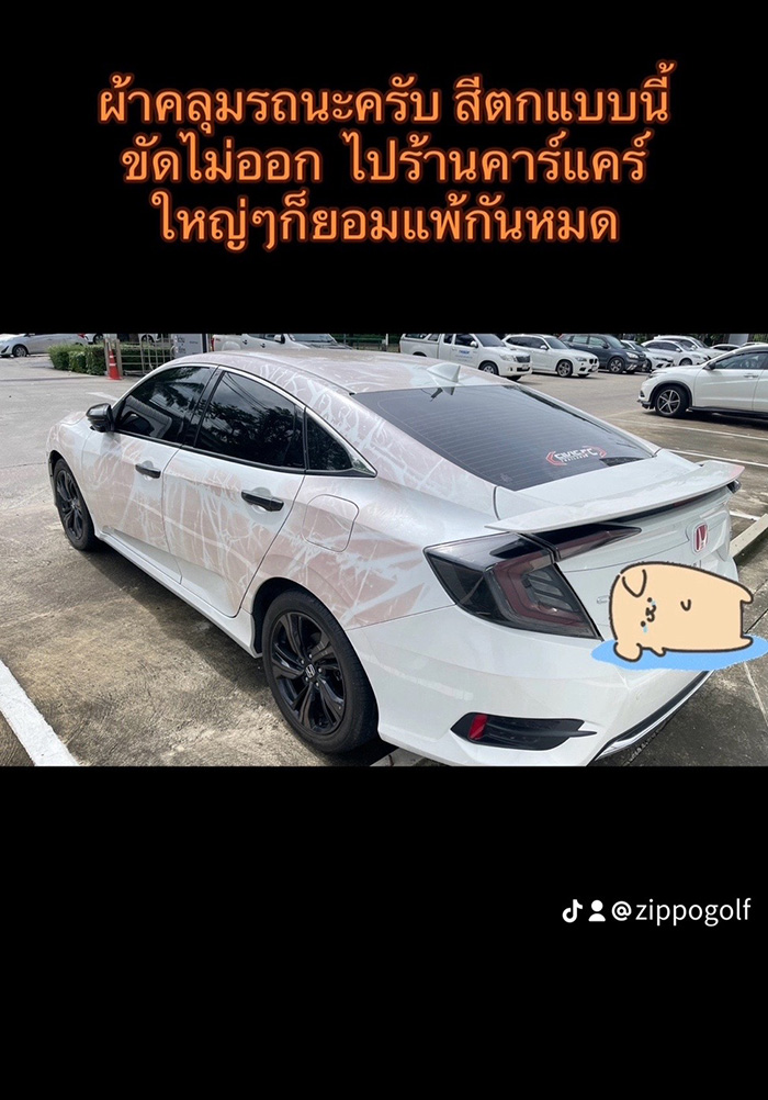 ผ้าคลุมรถสีตก