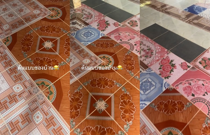 แม่ปูกระเบื้องหลากสี