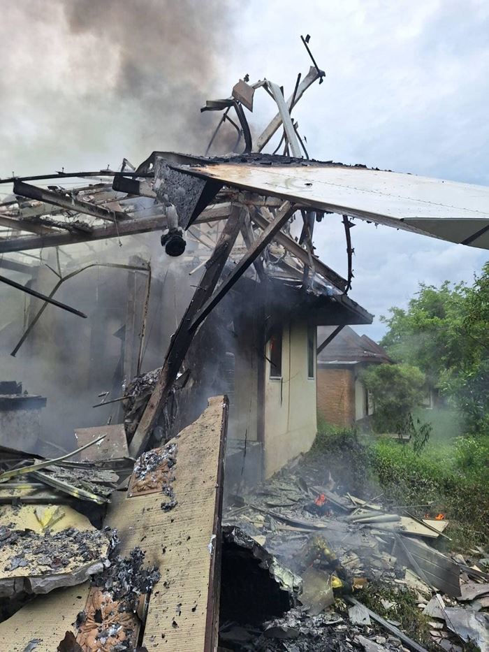 เครื่องบินเล็กตก