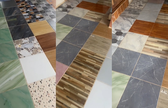 แม่ปูกระเบื้องหลากสี