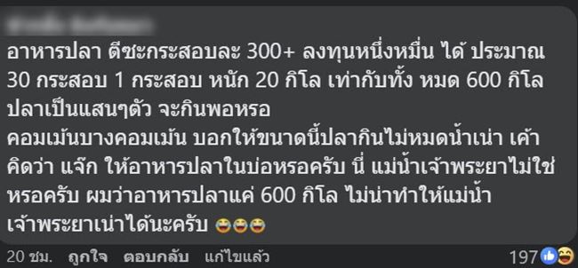 ให้อาหารปลา