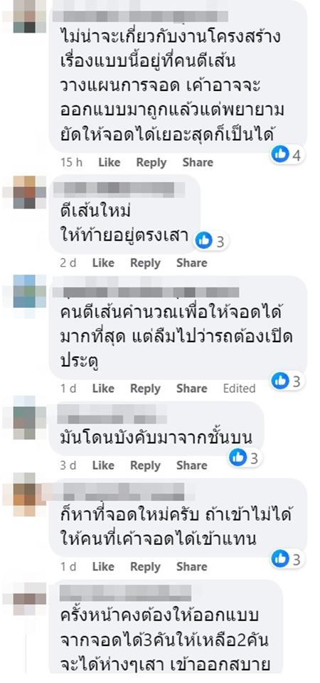 ที่จอดรถแคบ