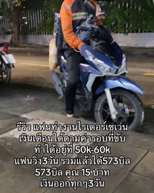 เปิดรายได้ ไรเดอร์ เซเว่น อีเลฟเว่น