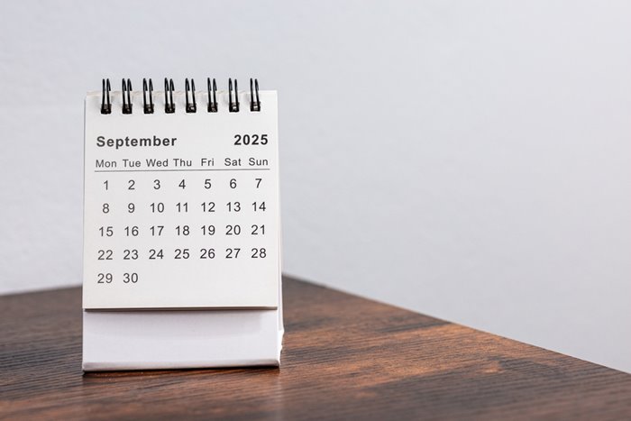 วันหยุดเดือนกันยายน 2568