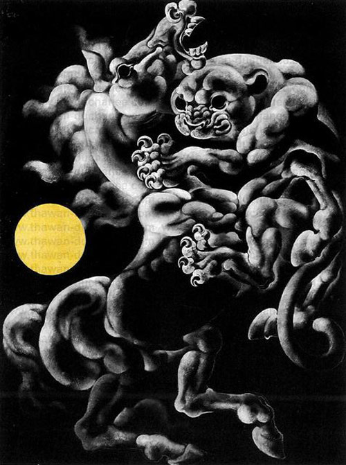 ภาพวาดถวัลย์ ดัชนี ผลงานอันทรงคุณค่าทางศิลปะ